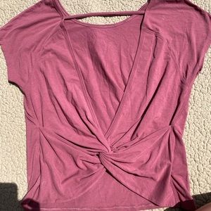 Never worn lululemon knot shirt